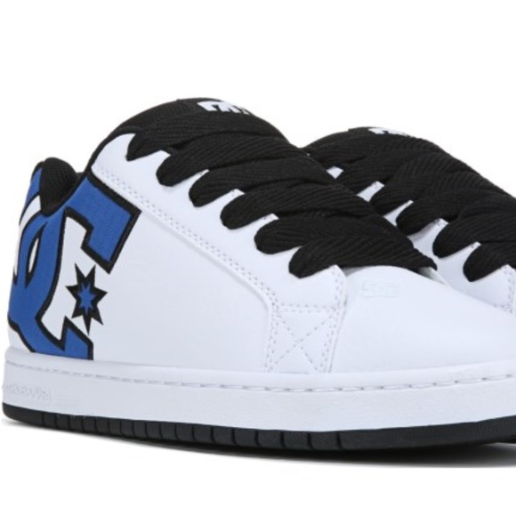 dc shoes blue and white